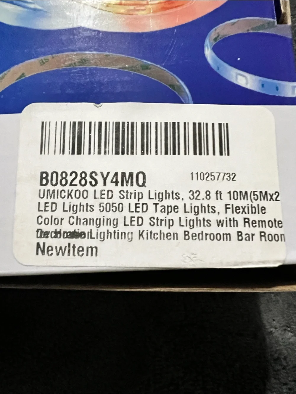 LED Light Tape 32.8 feet (2packs of 16.4ft or 5M) Color Changing LED Strip Light
